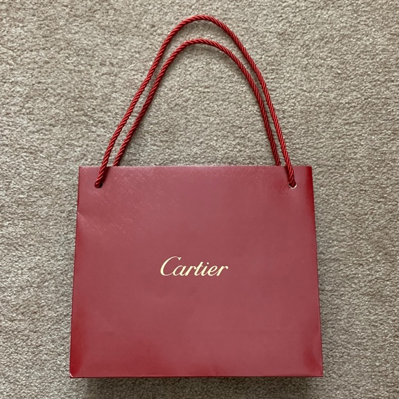 Authentic Cartier Gift Bag - Picture 1 of 9